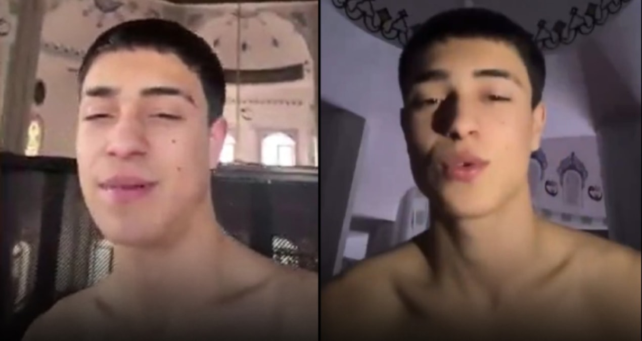 Ayrıntılar Netleşti: Camide yarı çıplak video çekti, tepki gösterenlerle dalga geçti - Haberleri - Son Dakika