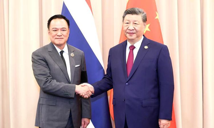 Gündemden Son Bilgiler: Çin Cumhurbaşkanı Xi, Tayland Başbakanı Anutin Charnvirakul ile Shanghai'da Görüştü -