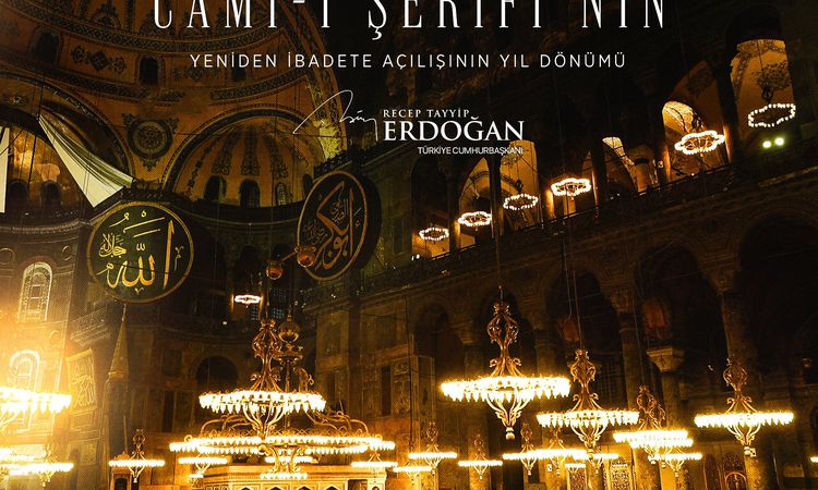 Gündemden Son Bilgiler: Cumhurbaşkanı Erdoğan’dan Ayasofya paylaşımı - Haberleri
