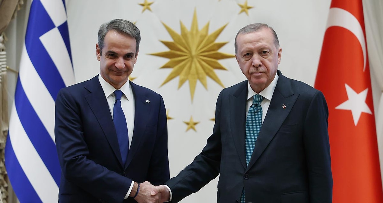 Ayrıntılar Netleşti: Cumhurbaşkanı Erdoğan, Yunanistan lider Miçotakis ile görüştü - Son Dakika