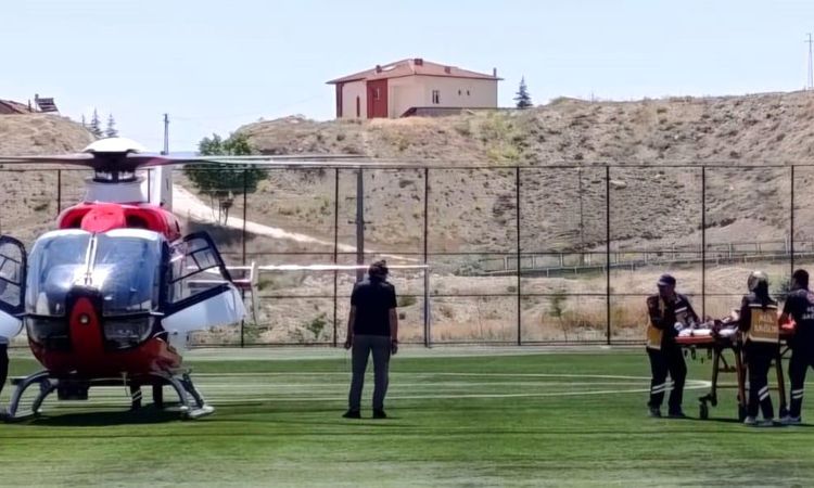 A 98-year-old woman who fell at home in Darende was sent to Malatya by air ambulance - Breaking News