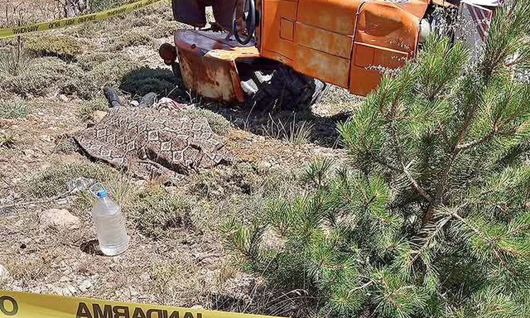 The driver of the overturned tractor lost his life - Breaking News