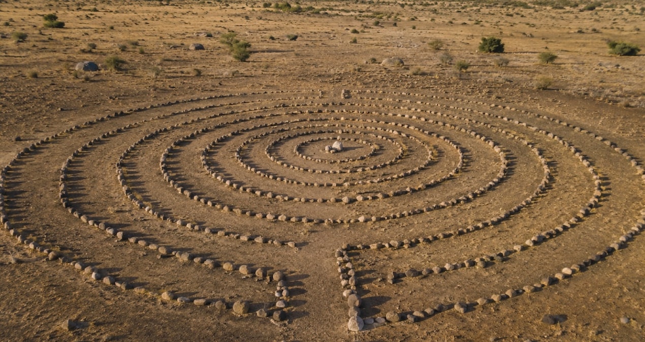Patrolling teams discovered it by chance: 15 meters in diameter, spirally extending to the center - News