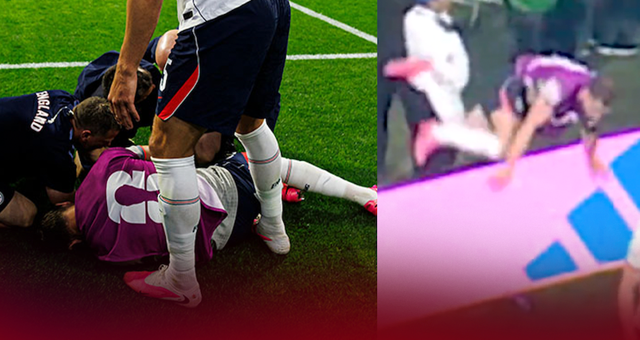 The unluckiest player of the World Cup! His arm was broken while celebrating - Last Minute