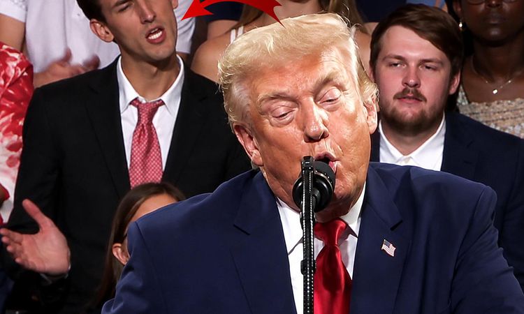 Dünya Trump'ı değil, arkasındaki genci konuşuyor! Fena trolledi - Son Dakika