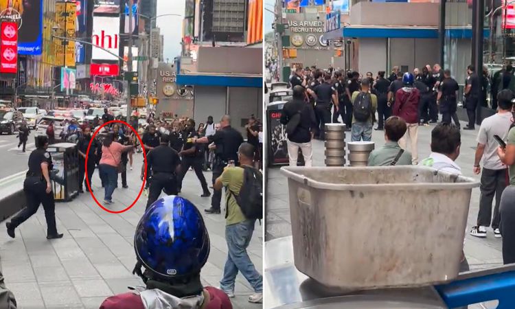 Dünyaca ünlü Times Square Meydanı'nda dehşet! Polis kurşunuyla durduruldu: Gelişmeler Takip Ediliyor