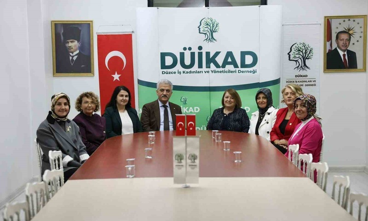 Düzce Valisi Mehmet Makas ve eşi, DÜİKAD yönetimiyle bir araya geldi ve Merak Edilenler