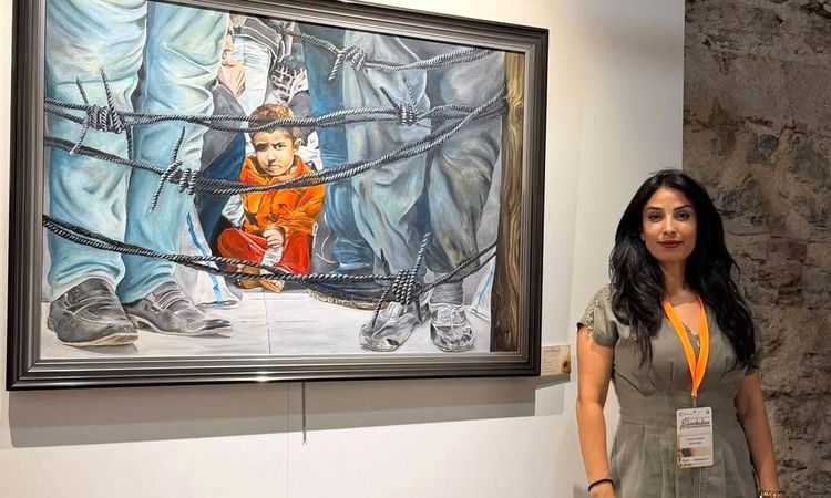 The work of a teacher from Düzce met with art lovers at Dolmabahçe Palace - Breaking News