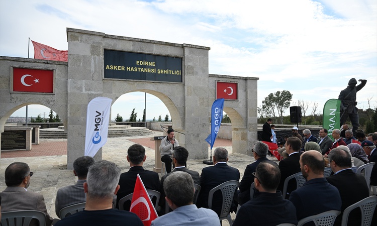 Edirne Asker Hastanesi Şehitliği'nde anma programı düzenlendi: Gelişmeler Takip Ediliyor