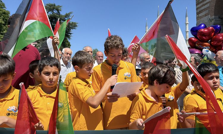 Gündemden Son Bilgiler: Edirne'de çocuklardan Gazze'ye destek mesajı - Son Dakika ve Merak Edilenler