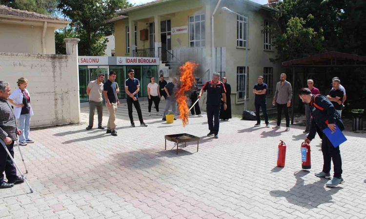 Elazığ Ruh Sağlığı ve Hastalıkları Hastanesi personeline yangın tatbikatı yapıldı ve Merak Edilenler