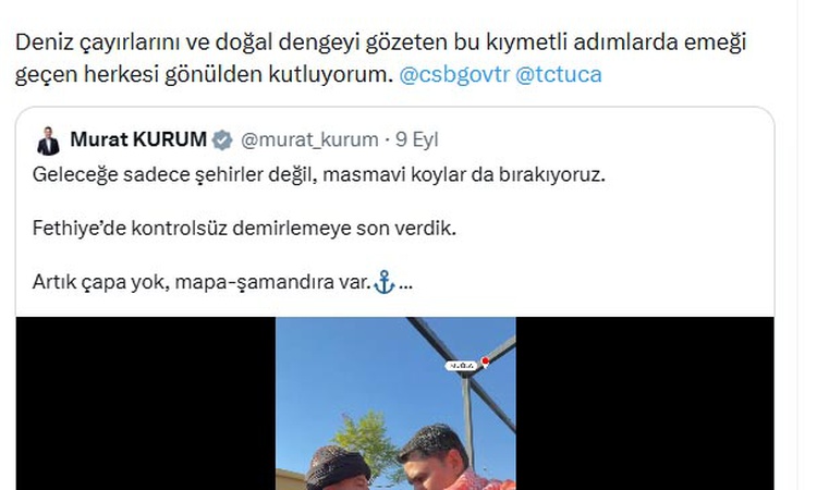 Emine Erdoğan'dan 'Mapa-Şamandıra Sistemi' paylaşımı - Son Dakika Bilgileri