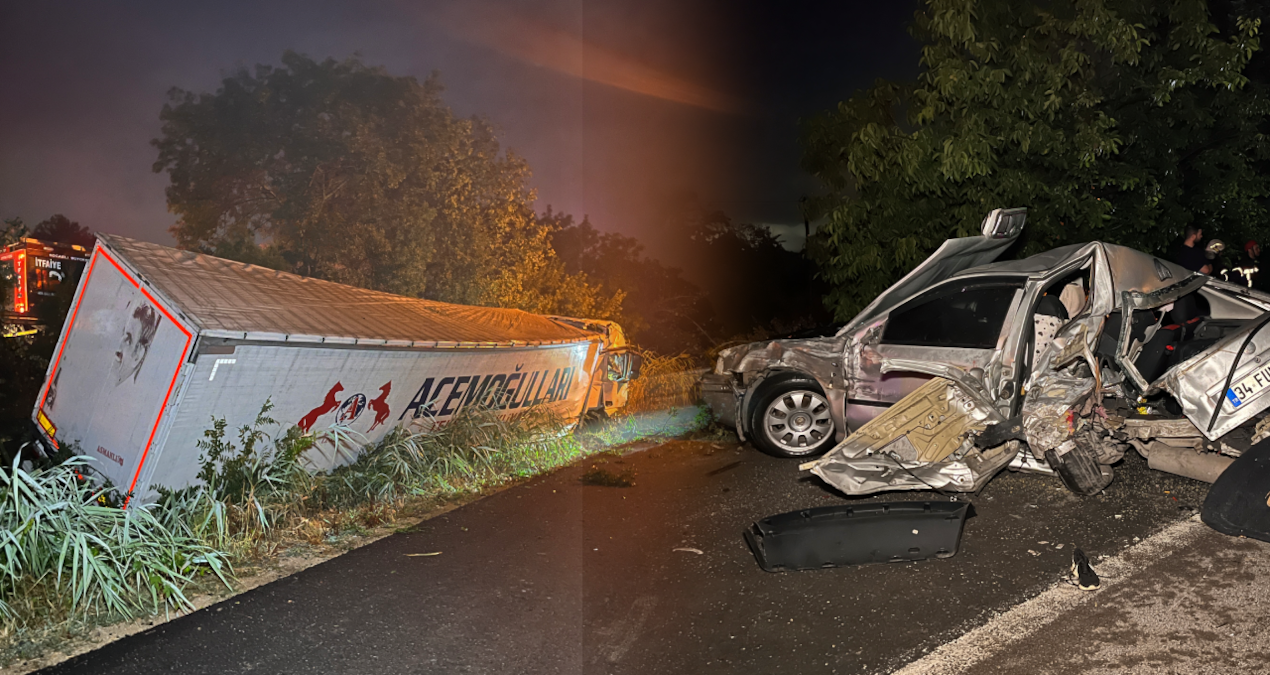 Disaster in the safety lane! A truck crashed into a stationary car... A 7-year-old child died - Last Minute