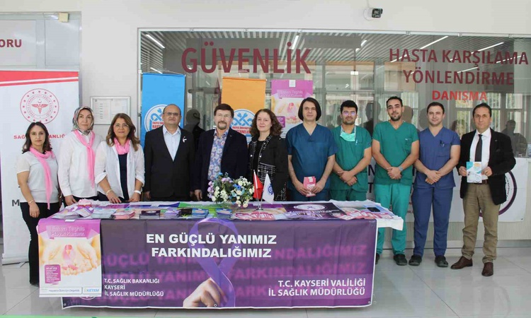 Erciyes Üniversitesi Hastanelerinde meme kanserinde erken tanıya dikkat çekildi