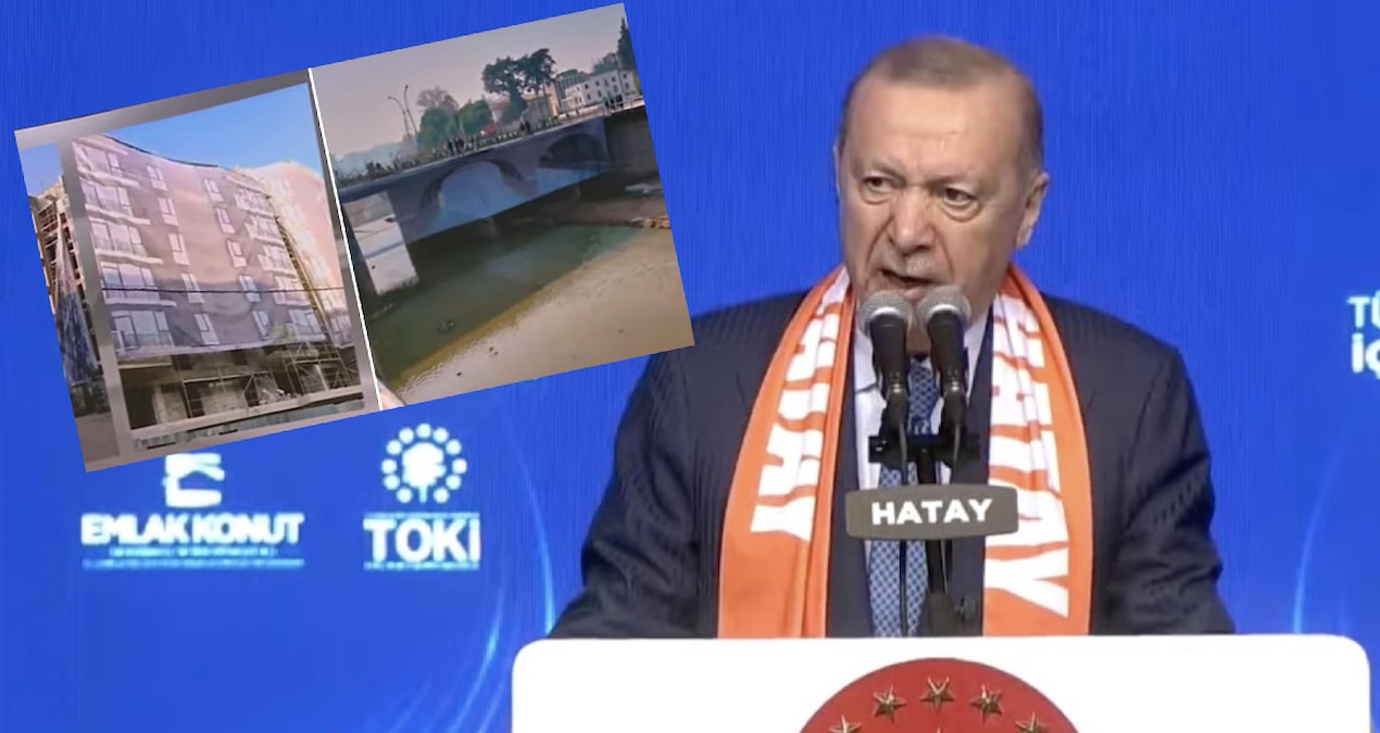 Erdoğan brandaların çekildiği Hatay'da konuştu: Şu binaların güzelliklerine bak - En Son Haber ve Merak Edilen