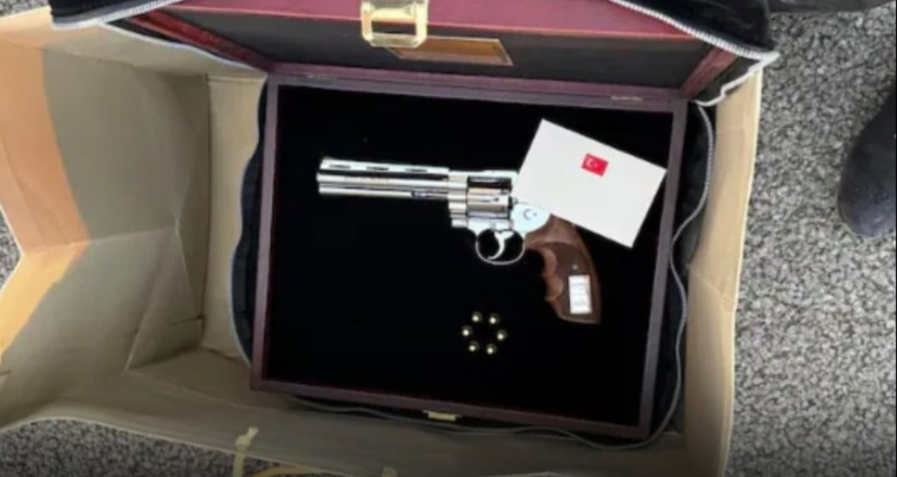'Pistol' gift from Erdoğan to NATO leaders - Latest News
