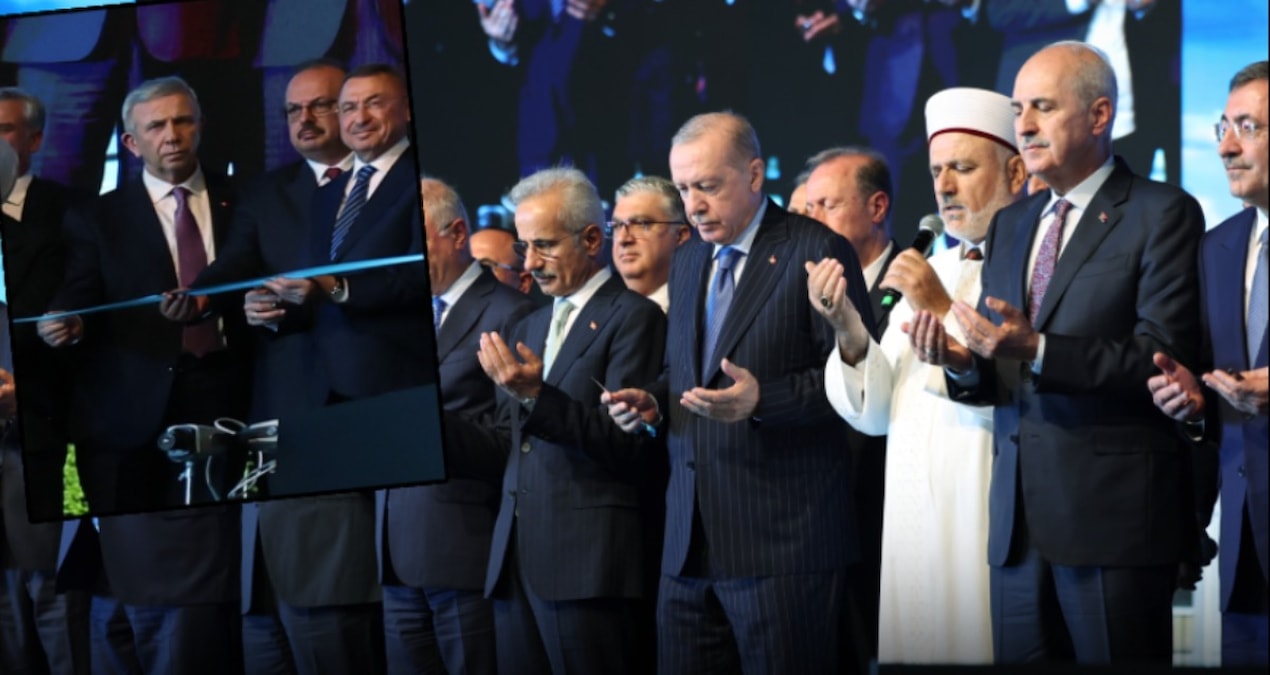 Erdoğan'ın kurdele kestiği açılış töreninde Mansur Yavaş'a büyük ayıp - Haberleri ve Merak Edilenler