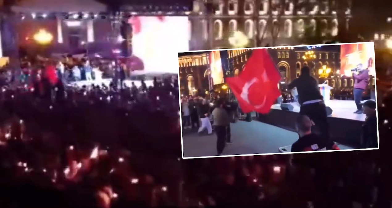 Ayrıntılar Netleşti: Ermenistan’da Türk bayrağına alçak saldırı! Paşinyan’dan açıklama geldi - Son Dakika Habe