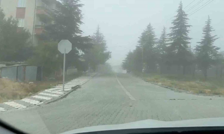 Eskişehir Sivrihisar'da yoğun sis görüş mesafesini düşürdü, ulaşımı aksattı ve Merak Edilenler