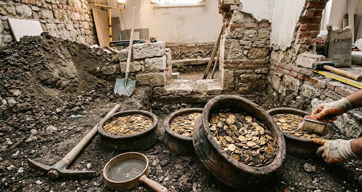 He found 38 kilos of gold while trying to expand his house - Last Minute