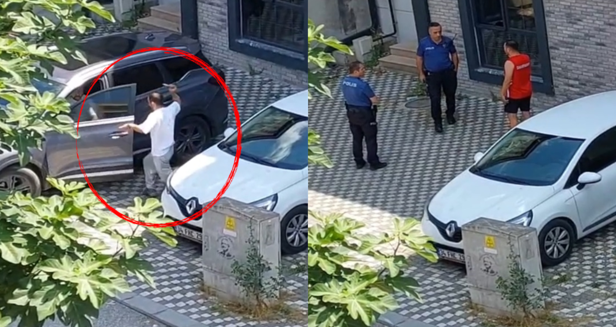 He got angry at the car parked in front of his house and attacked it with a knife - Breaking News