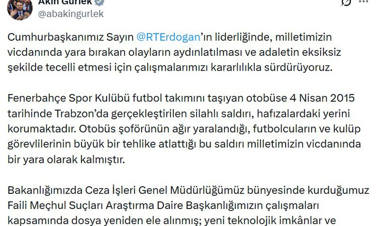 Fenerbahçe Otobüsüne Saldırı Soruşturmasında 5 Gözaltı - Son Dakika ve Merak Edilenler
