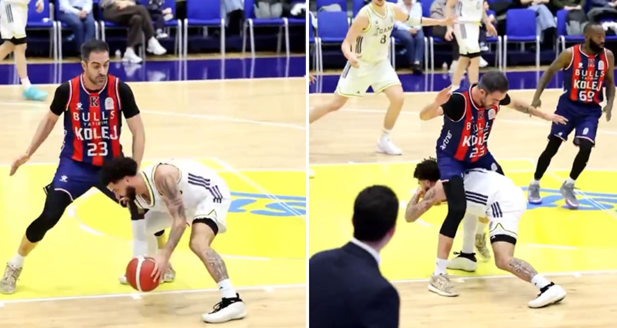 Kritik Açıklama: Fenerbahçeli basketbolcudan akılalmaz sayı! Rakibinin bacak arasından geçti - Haberleri ve Me