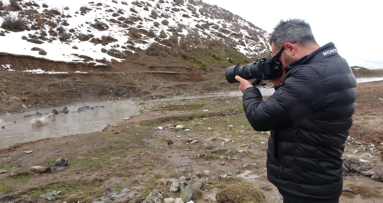Ayrıntılar Netleşti: Fotoğrafçıların ilgi odağı oldu... Görmek için saatlerce yol gidiyorlar - Son Dakika ve M
