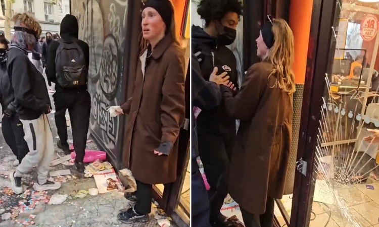 Fransa'da yürek burkan görüntü! Yağmacılara direndi ama dükkanını kurtaramadı: Gelişmeler Takip Ediliyor