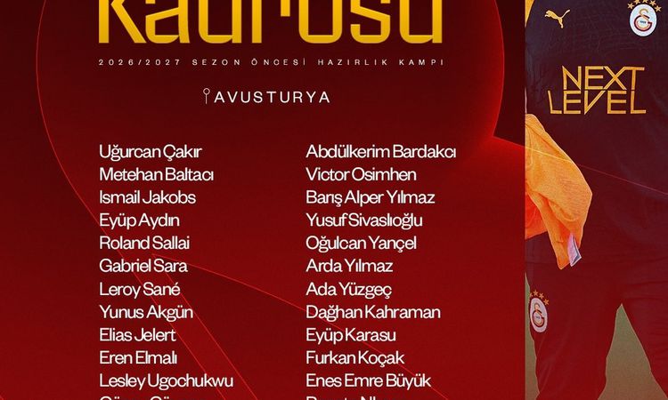 Son Gelişme: Galatasaray Avusturya Kampına Gitti - Son Dakika: Gelişmeler Takip Ediliyor