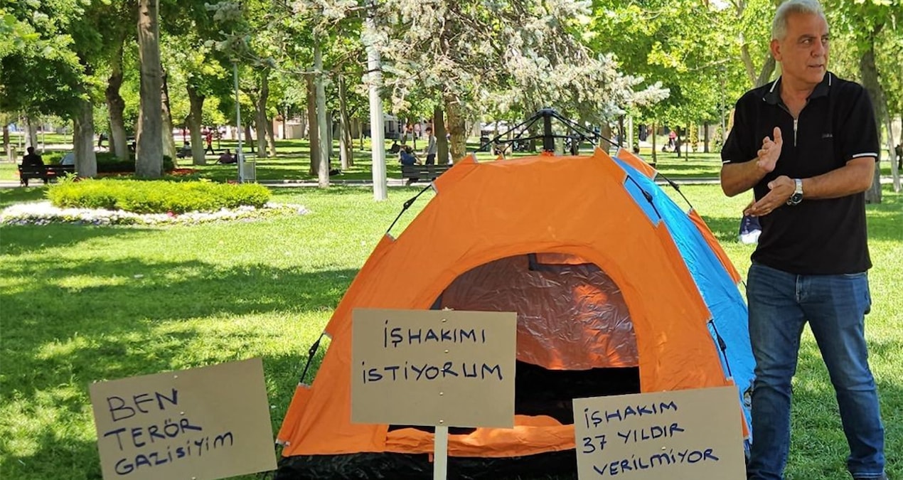 Son Gelişme: Gazi işsizliğe isyan etti, parka çadır kurdu - Haberleri | İşte Tüm Ayrıntılar