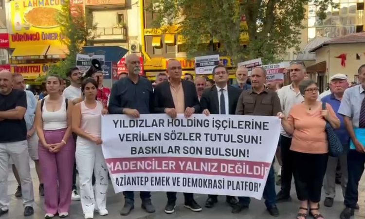 Gaziantep'te maden işçilerine destek: 'Hakları için direnen işçiler yalnız değildir' - Son Dakika ve Merak Edi