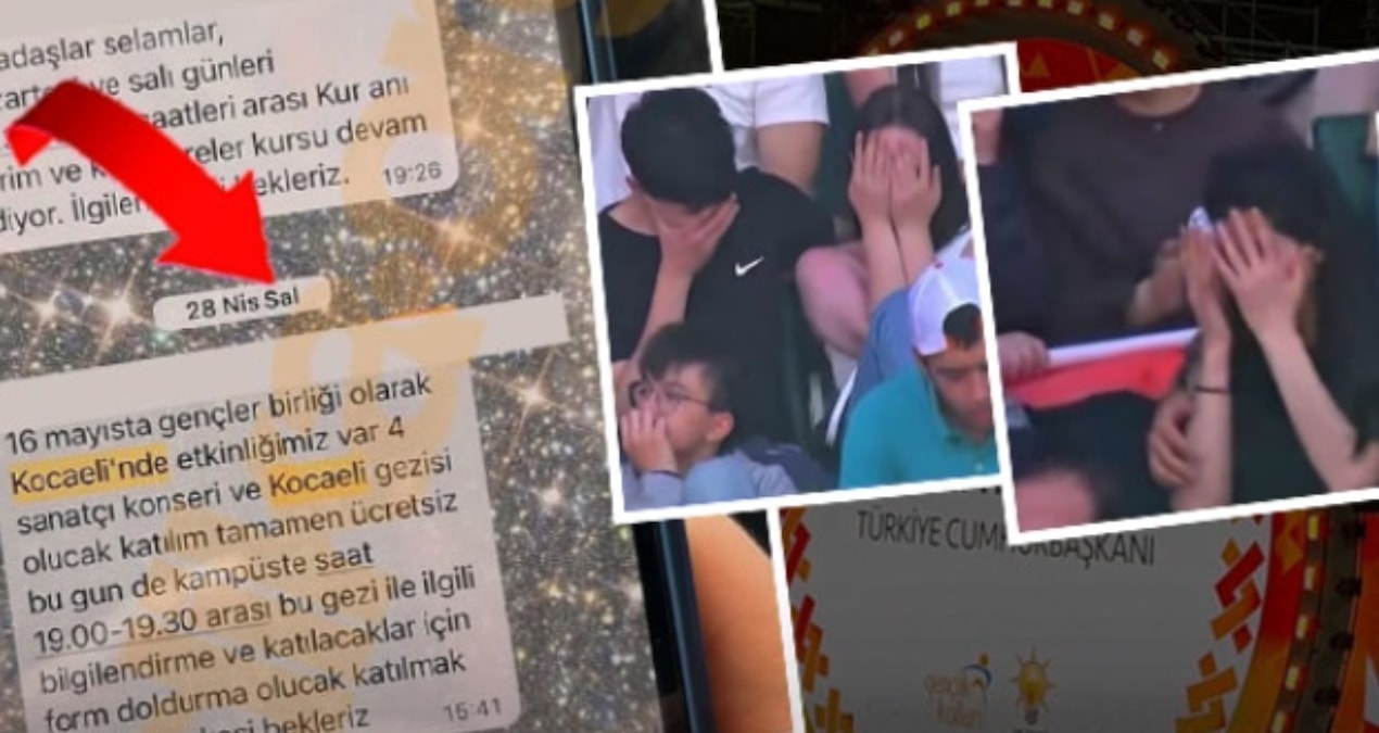 Son Gelişme: 'Gezi' diye kandırılıp AKP'nin festivaline götürüldüler: Kamera çekince yüzlerini gizlediler - So