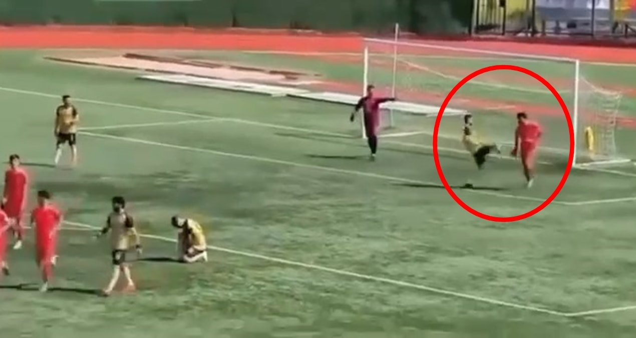 Gündemden Son Bilgiler: Gol sevinci yaşayan rakibinin kafasını tekmeledi! TFF harekete geçti - En Son Haber -