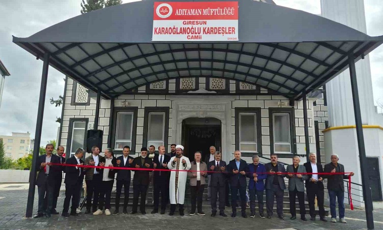 Gündemden Son Bilgiler: Adıyaman'da yıkılan Sait Ağa Camisi, Karaoğlanoğlu ailesince yeniden ibadete açıldı -