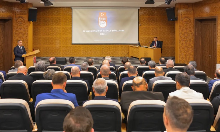 Gündemden Son Bilgiler: Bayburt'ta 4. İl Koordinasyon Kurulu Toplantısı Vali Eldivan başkanlığında yapıldı | İ