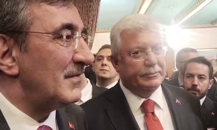 Gündemden Son Bilgiler: Cevdet Yılmaz, TBMM resepsiyonunda terörsüz Türkiye sürecinde üçüncü göz yok dedi - So