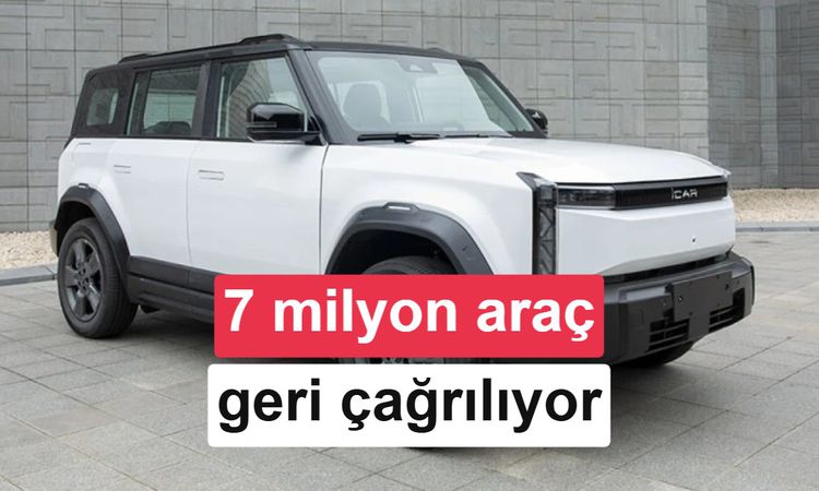 Gündemden Son Bilgiler: Çin'de Tarihin En Büyük Araç Geri Çağırma Operasyonu