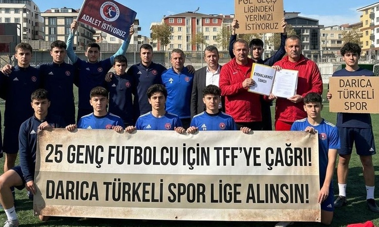 Gündemden Son Bilgiler: Darıca Türkeli Spor’dan TFF’ye tepki: 25 futbolcunun geleceği tehlikede