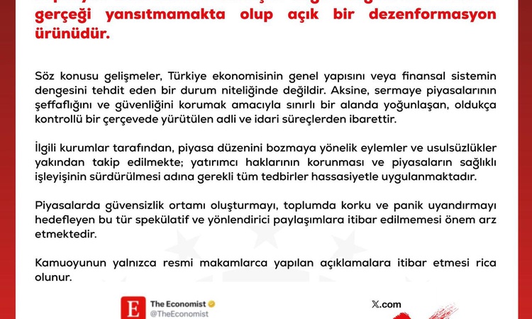 Gündemden Son Bilgiler: DMM, fon piyasasına ilişkin iddiaların açık dezenformasyon olduğunu bildirdi | İşte Tü