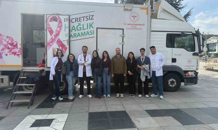 Gündemden Son Bilgiler: Düzce Anıtpark'ta gezici kanser tarama tırı kadınlara ücretsiz hizmet verdi | İşte Tüm