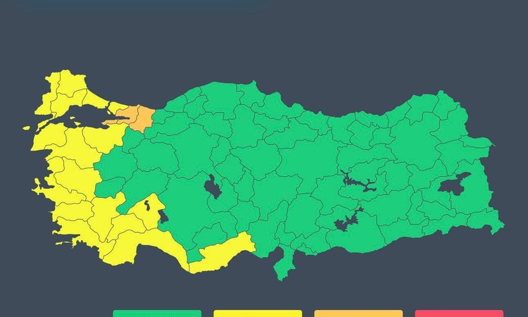 Gündemden Son Bilgiler: İçişleri Bakanlığı, İstanbul ve Bursa için kuvvetli sağanak ve fırtına uyarısı yaptı -