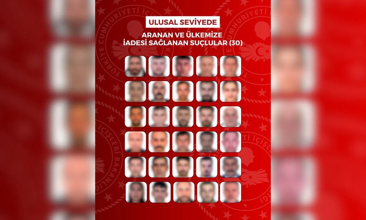Gündemden Son Bilgiler: İçişleri Bakanlığı son 1 ayda 63 suçlunun Türkiye'ye getirildiğini bildirdi: Gelişmele