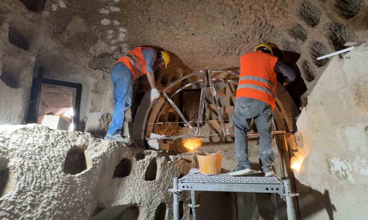 Gündemden Son Bilgiler: Kapadokya'da deformasyon riski taşıyan 5 peri bacasında koruma çalışması yapıldı: Geli