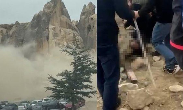 Gündemden Son Bilgiler: Kapadokya Göreme SON DAKİKA! Kapadokya'da peri bacası mı çöktü, neden çöktü, kaç ölü v