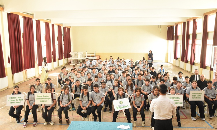 Gündemden Son Bilgiler: Karaman'da 21 okulda 5 bin öğrenciye çevre farkındalığı semineri verildi ve Merak Edil