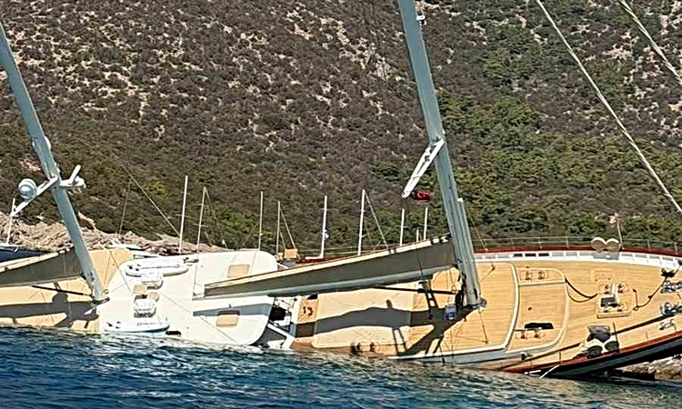 Gündemden Son Bilgiler: Kayalıklara vurup yan yatan teknedeki 11 kişi kurtarıldı - Son Dakika Bilgileri