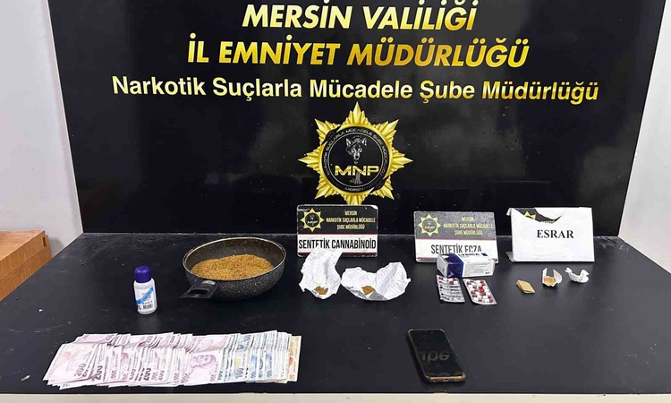 Gündemden Son Bilgiler: Mersin'de uyuşturucu operasyonunda 177,01 gram madde ele geçirildi, 1 şüpheli hakkında
