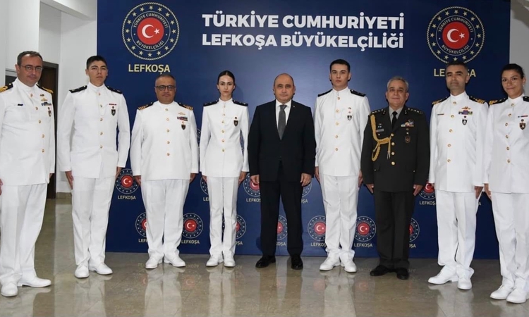 Gündemden Son Bilgiler: MSÜ Deniz Harp Okulu öğrencilerinden Türkiye’nin Lefkoşa Büyükelçiliği’ne ziyaret: Gel