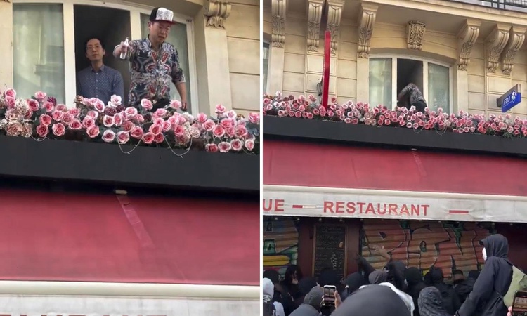 Gündemden Son Bilgiler: Paris'te restoran sahibinin göstericilere biber gazlı müdahalesi ters tepti: Taş yağmu